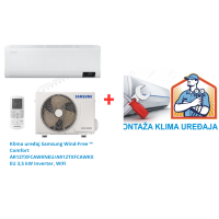 Klima uređaj Samsung Wind-Free ™ Comfort AR12TXFCAWKNEU/AR12TXFCAWKXEU 3,5 kW Inverter, WiFi SA MONTAŽOM